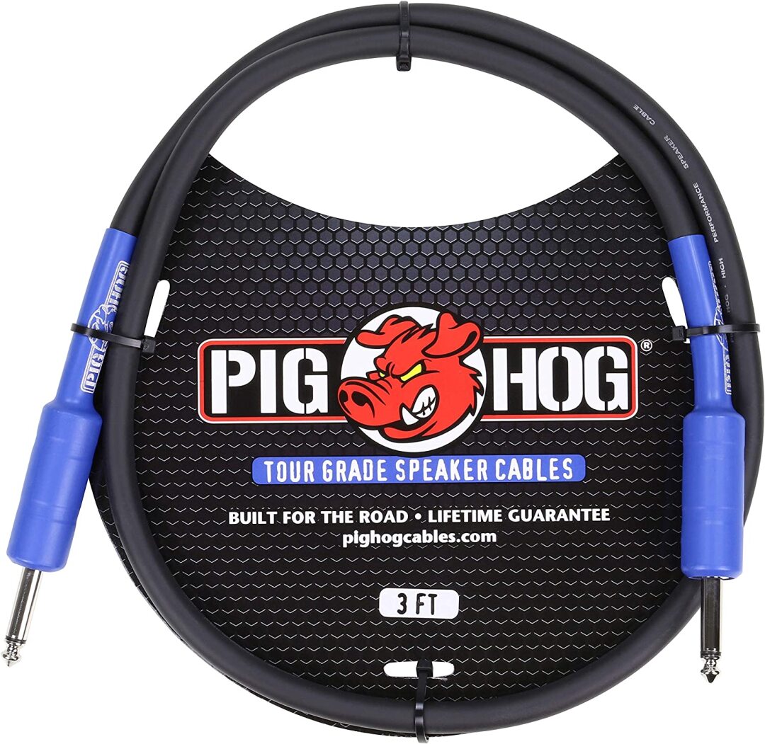 PHSC3 14 Gauge 1/4" Speaker Cable - 3ft