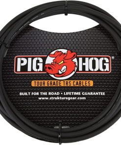 PIG HOG 10FT 1/4" TRS - 1/4" TRS CABLE