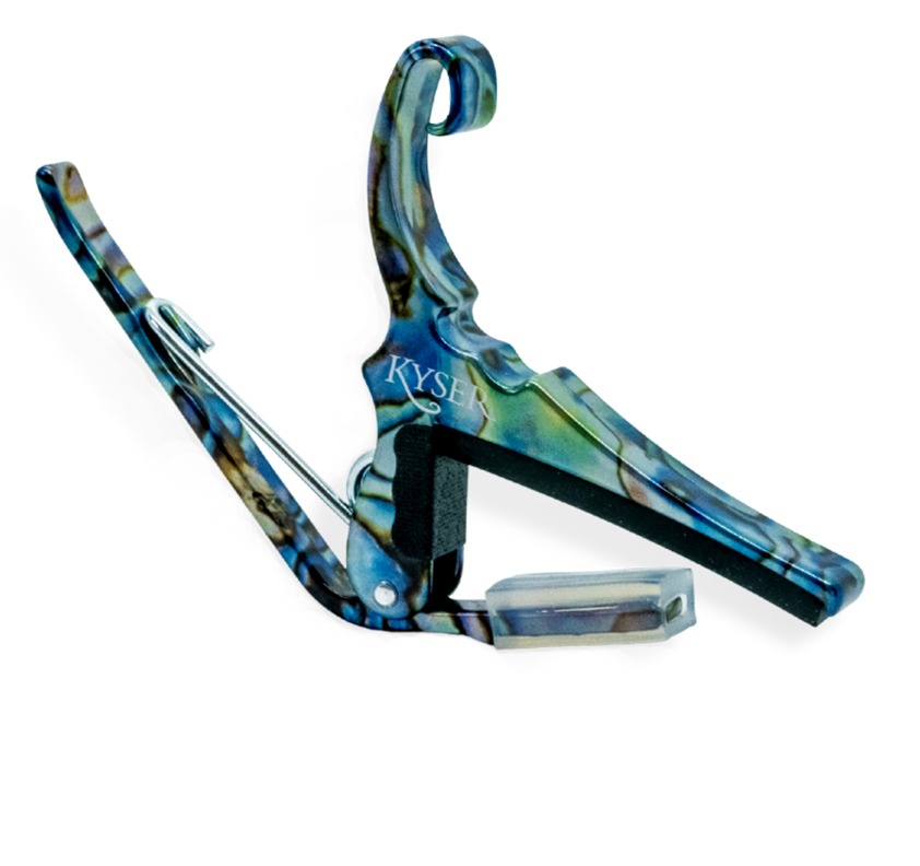 Kyser KG6 6 String Acoustic Guitar Capo. - Abalone
