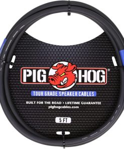 Pig Hog PHSC5 High Performance 14 Gauge 9.2mm 1/4" Speaker Cable, 5 Fe