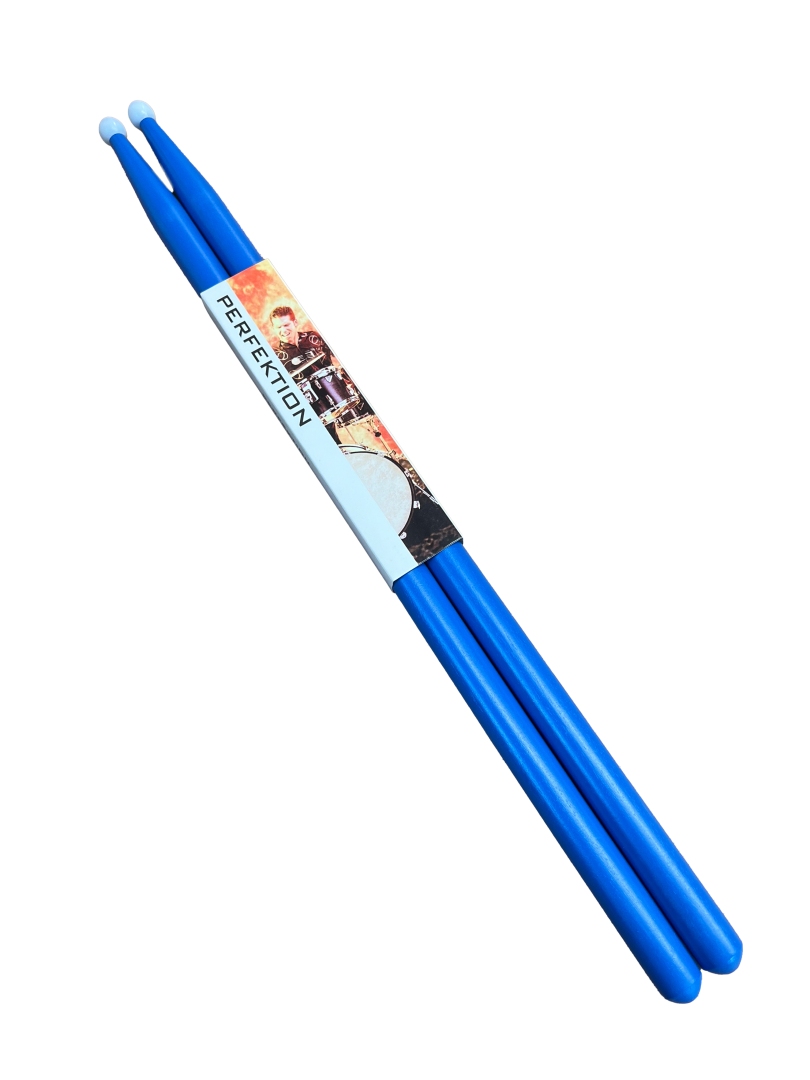 Perfektion 5A Colored Sticks with Nylon Tips Dark Blue