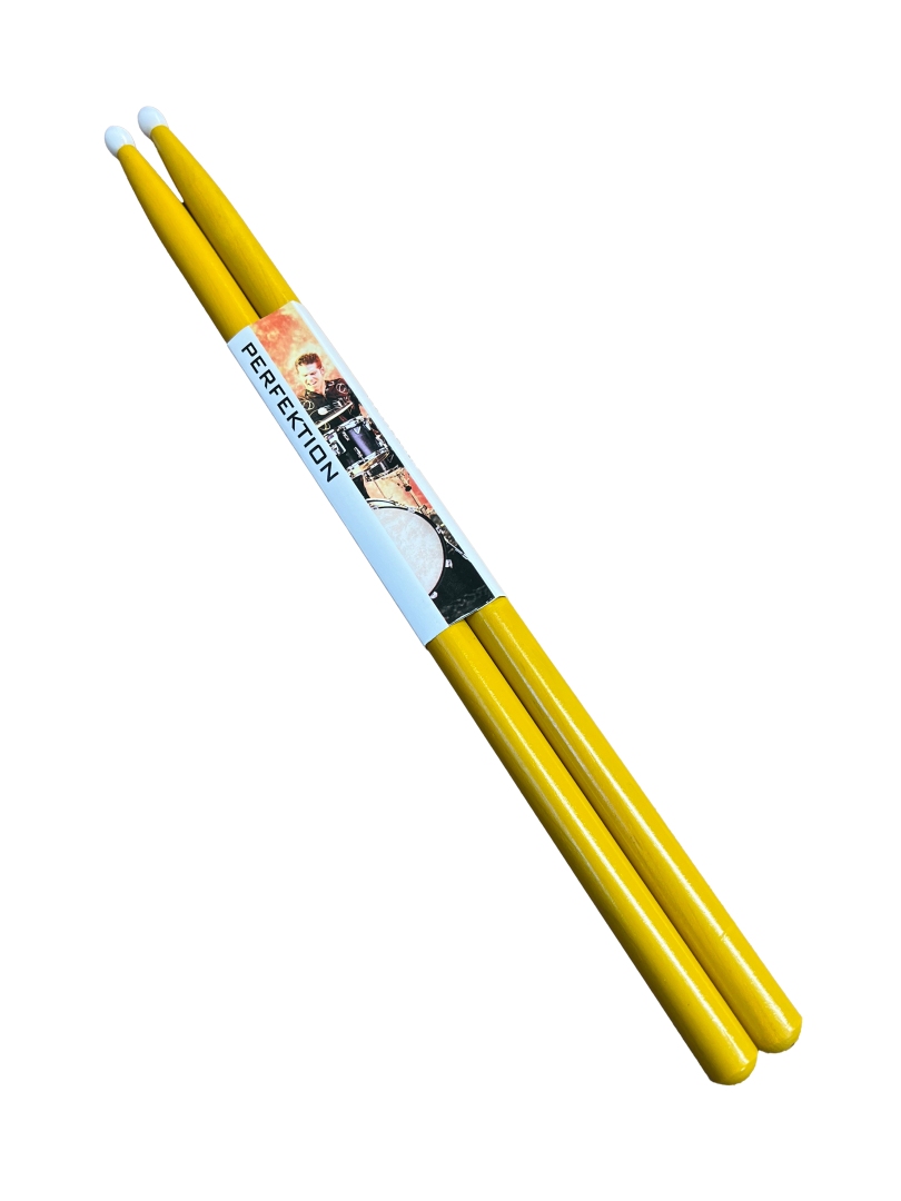 Perfektion 5B Colored Sticks with Nylon Tips Yellow