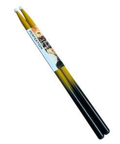 Perfektion Rock Colored Sticks with Nylon Tips Yellow & Black