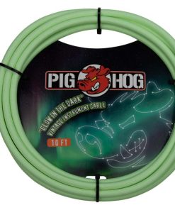 Pig Hog PCH10 Instrument Cable. 10' - Glow IN The Dark