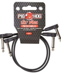 PIG HOG LIL PIGS 1FT LOW PROFILE PATCH CABLES - 2 PACK