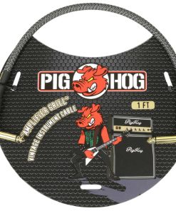 PIG HOG "AMPLIFIER GRILL" 1FT RIGHT ANGLED PATCH CABLE