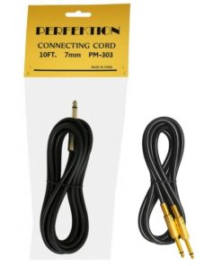 Perfektion PM103G 10' Gold End Instrument Cable