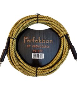 Perfektion PMB 20' Braided Instrument Cable Tweed