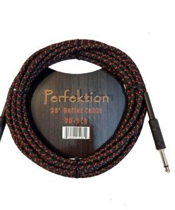 Perfektion PMB 20' Braided Instrument Cable Red & Black