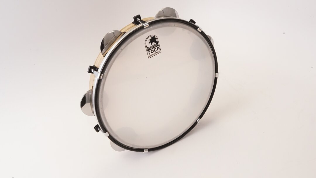 Toca 10" Pandeiro, Siam Oak 2-ply shells with chromed steel platinella