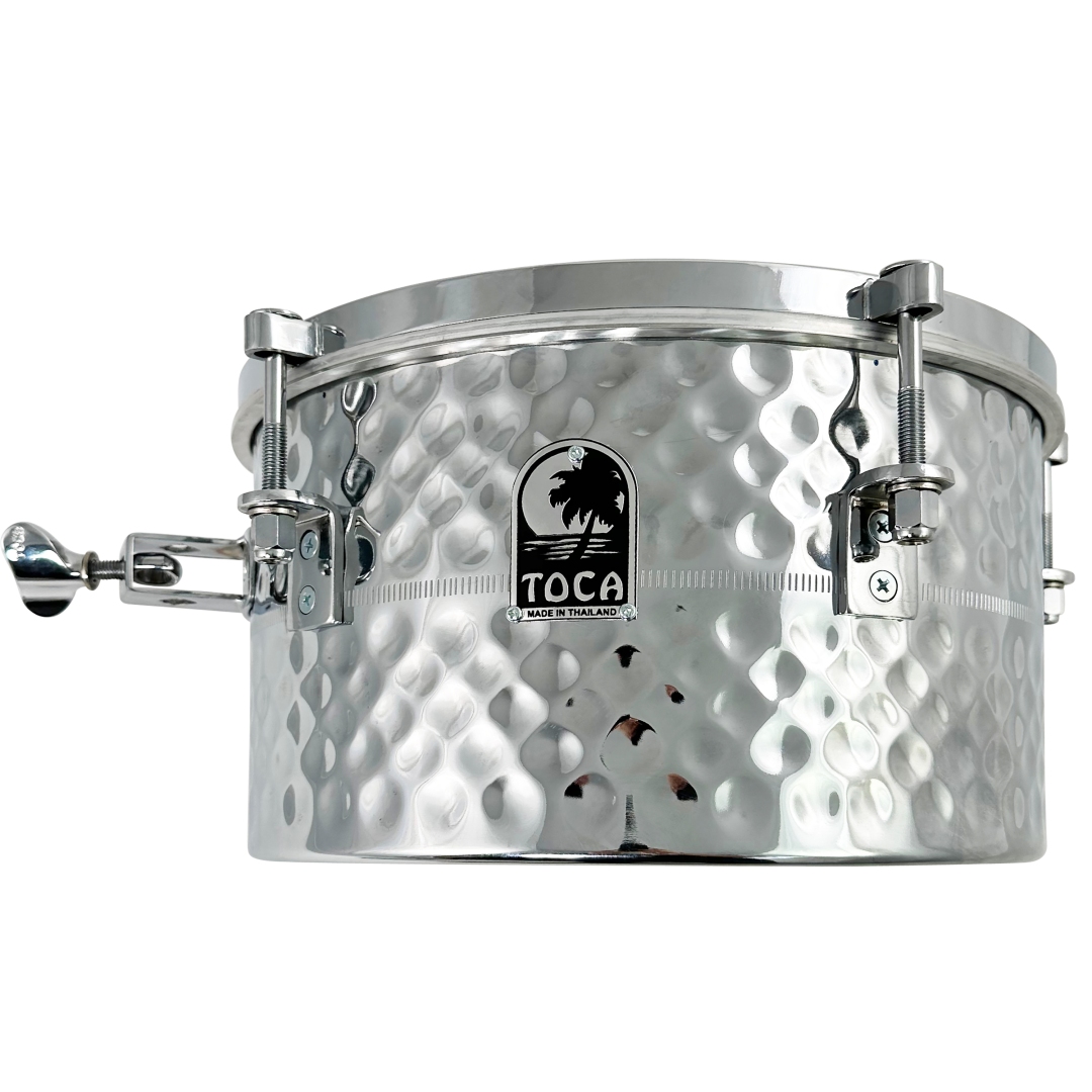 Drumset Timbale w/Snares, 7"x 12", Hand Hammered Shell