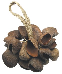 SEED SHELL SHAKER ROPE HANDLE