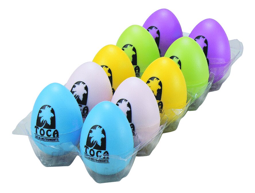 TOCA RAINBOW EGG SHAKER 10BX