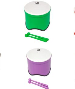 Toca Freestyle 2 Lightweight Tom Tom, 10" Head, 8" Tall, PVC Construct - Woodstock Purple