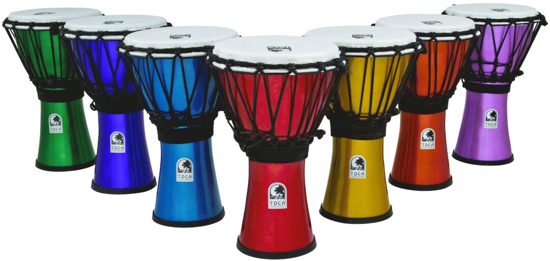 TOCA FRSTL CLRSND DJEMBE ST 7 in - Red
