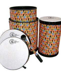 SympaticoÖ Nesting DjunDjun, Kente Cloth Pretuned Fiber w/ Dot - 3 Pack