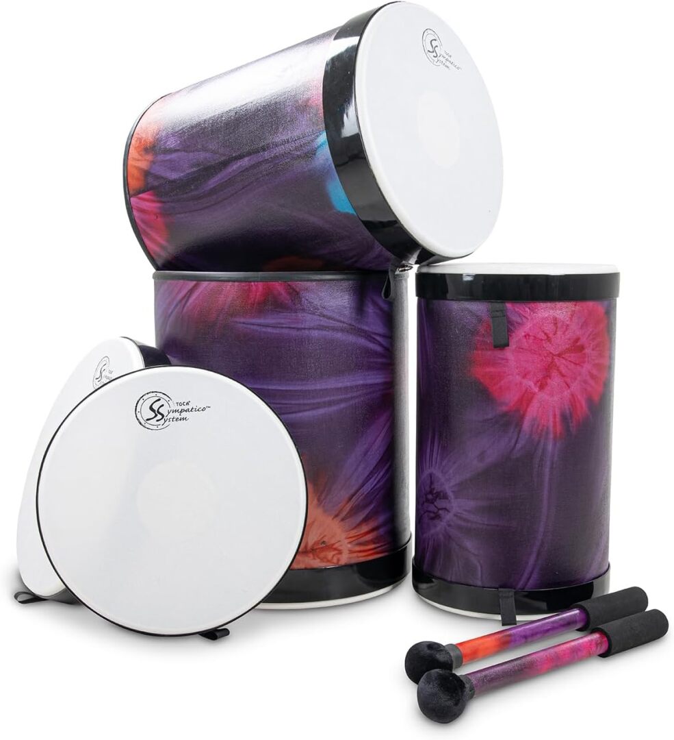 SympaticoÖ Nesting DjunDjun Woodstock Purple Pretuned Fiber w/ Dot - 16" Head