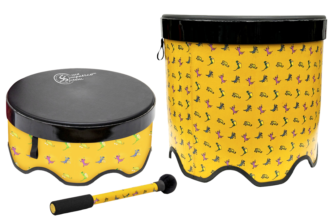 SympaticoÖ Gathering Drum- 8" Tall, 18" diameter- 18" Pretuned Synthet - 8"