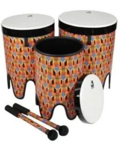 SympaticoÖ Nesting Tom-Tom Pretuned Fiber w/ Dot - Kente Cloth Finish - 3 Pack