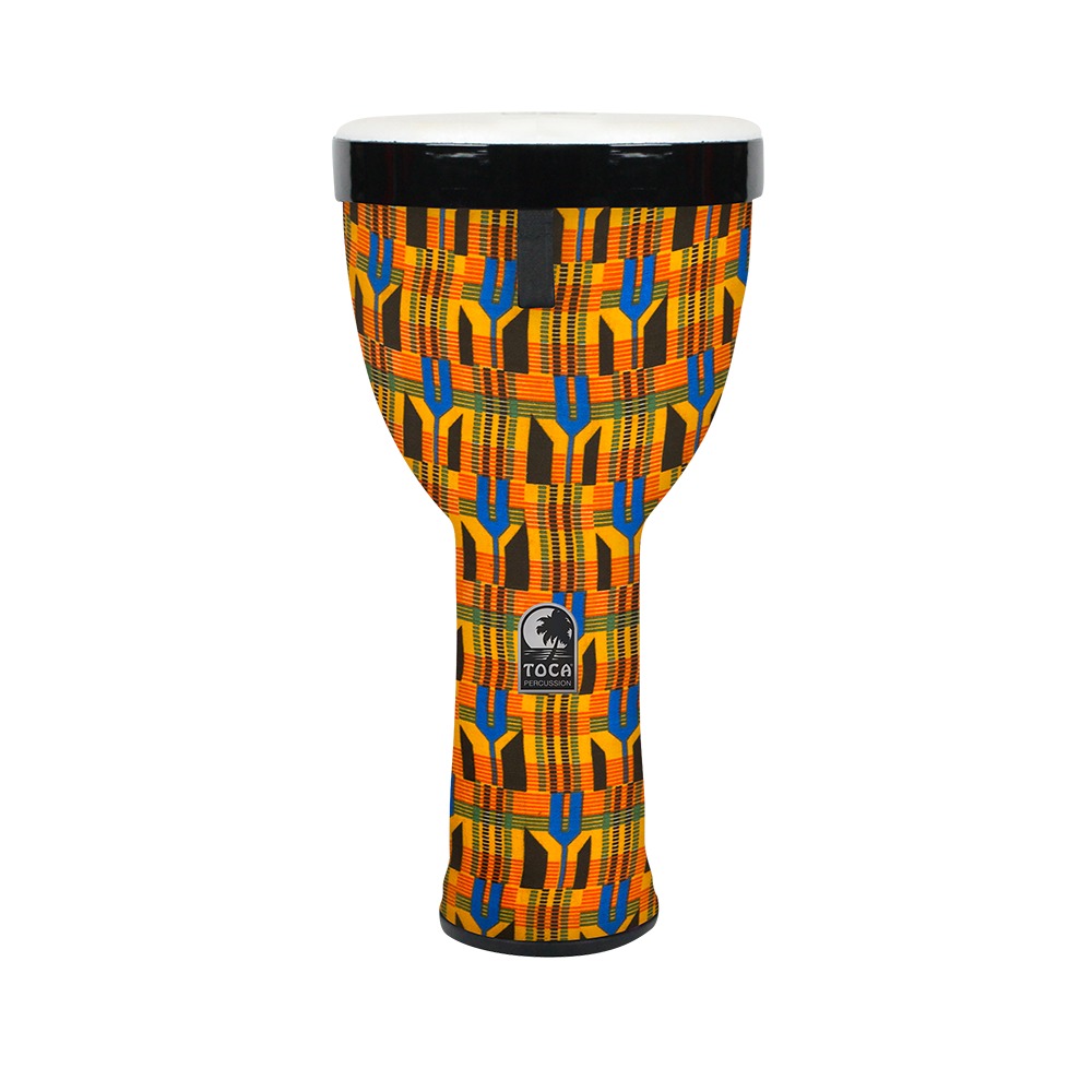SympaticoÖNesting Djembe, Kente Cloth, Pretuned Fiber - 8" Head