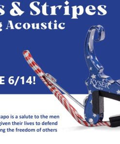 Kyser KG6  6 String Acoustic Guitar Capo - Stars & Stripes