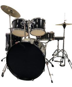 Perfekt Gear Full Size Complete Drum Set Black