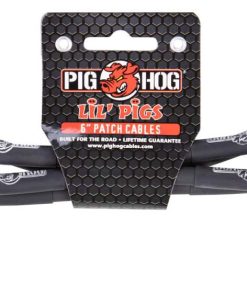 Pig Hog PHLIL6 Lil Pigs Patch Cables. 6" (4 Pack)
