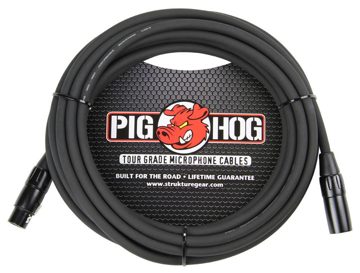 Pig Hog PHM High Performance 8mm XLR Microphone Cable - 25'