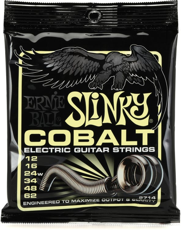 Ernie Ball 2714 Mammoth Slinky Cobalt Electric Guitar Strings - .012-.