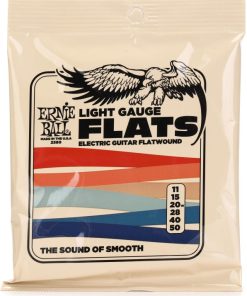 Ernie Ball EB2580 Flatwound Electric Guitar Strings - .011-.050, Light
