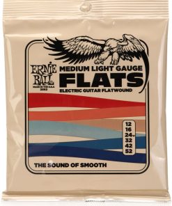 Ernie Ball 2582 Flatwound Electric Guitar Strings - .012-.052, Medium