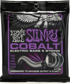 Ernie Ball Power Slinky Cobalt Electric Bass Guitar Strings - .050-.13
