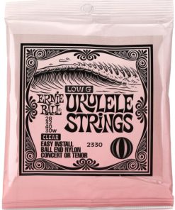 Ernie Ball 2330 Low G Ukulele Strings for Concert/Tenor - Clear Nylon,