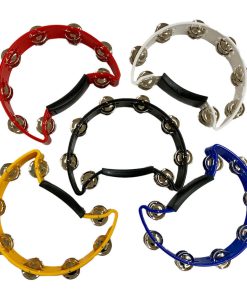 Perfekt Gear Hand-Held Half-Moon Tambourine - Yellow