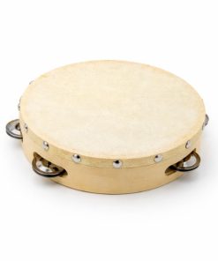Perfekt Gear Single Row Tambourine with Head - 8" 5 Pair Jingles