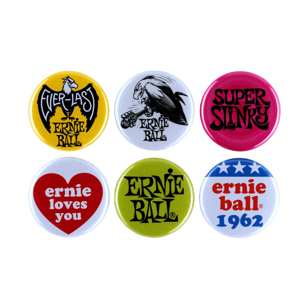 1" Assorted Buttons 6pk