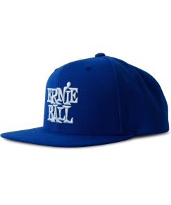 Blue with White Stacked Ernie Ball Logo Hat