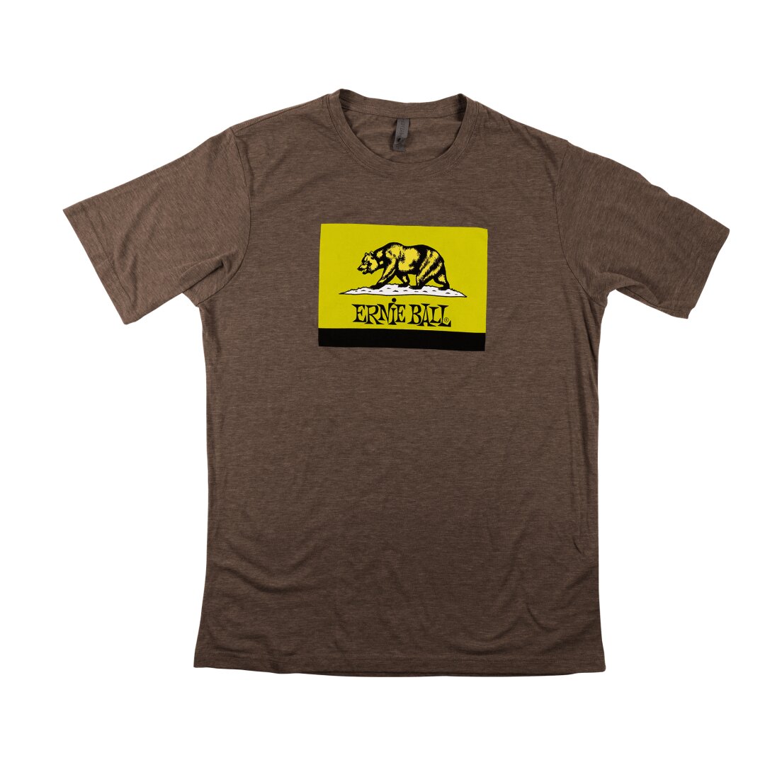Ernie Ball CA Bear Flag Green T-Shirt XL