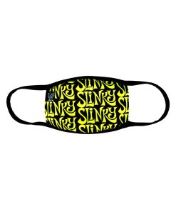 Green Slinky Youth Face Mask
