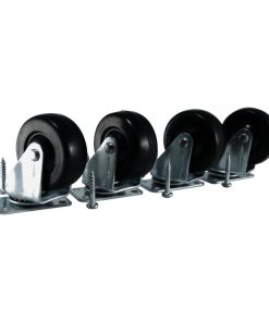 Amp Caster Set Standard Plate Mount