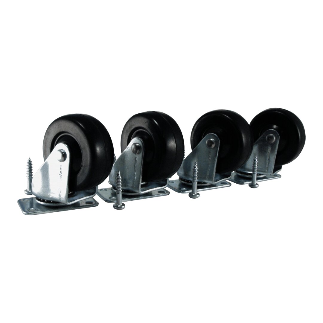 Amp Caster Set Standard Plate Mount