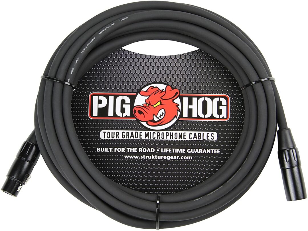 Pig Hog PHM High Performance 8mm XLR Microphone Cable - 30'