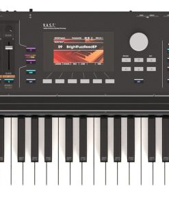 Kurzweil K2061 61-Key V.A.S.T. Synthesizer Workstation semi-weighted synth action with velocity and pressure (aftertouch) sensitive adjustable keys (Fatar TP/9) Mac OS X, Windows compatible